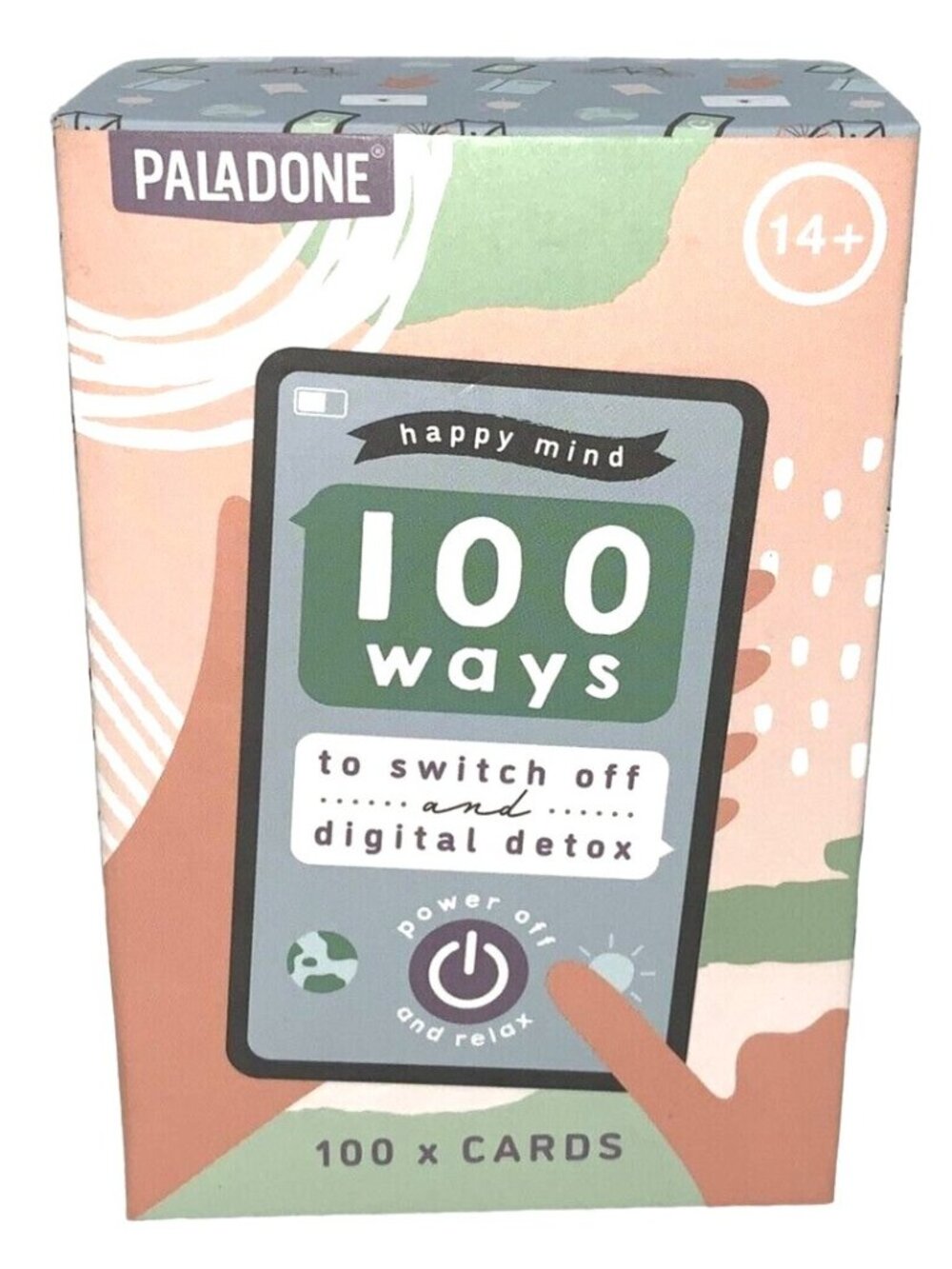 Paladone Detox Cards Power Off Happy Mind 100 Ways to Switch Off Digital Detox